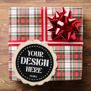 Elegant, refined, sleek & minimalist ornament card