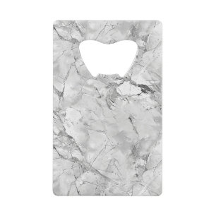 Elegant Regal Stone Vein Marble Texture Credit Car Card Bottle Opener