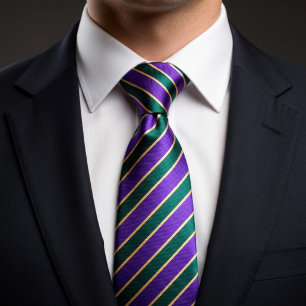 Elegant Regimental Style Tie