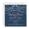 Elegant Rehearsal Dinner Sparkling String Navy 