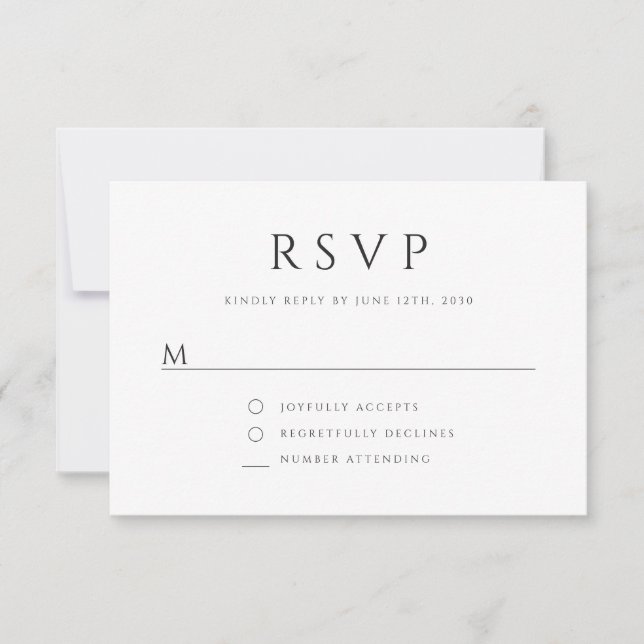 Elegant Religious Cross First Holy Communion RSVP Card (Front)