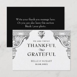 Elegant Renaissance architecture  Thank You Card