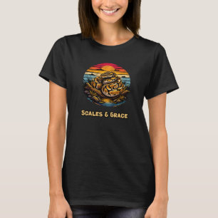 Elegant Reptile Design for Snake Admirers T-Shirt
