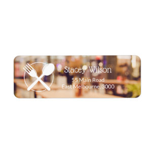 Elegant Restaurant Packaging Label