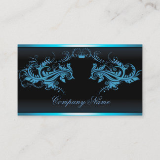 Elegant retro Black Business cards