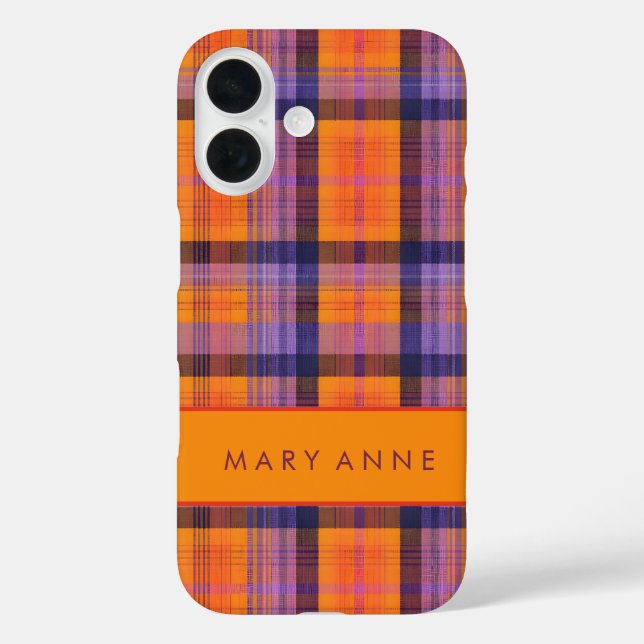 Elegant Retro Chequered Case (Back)