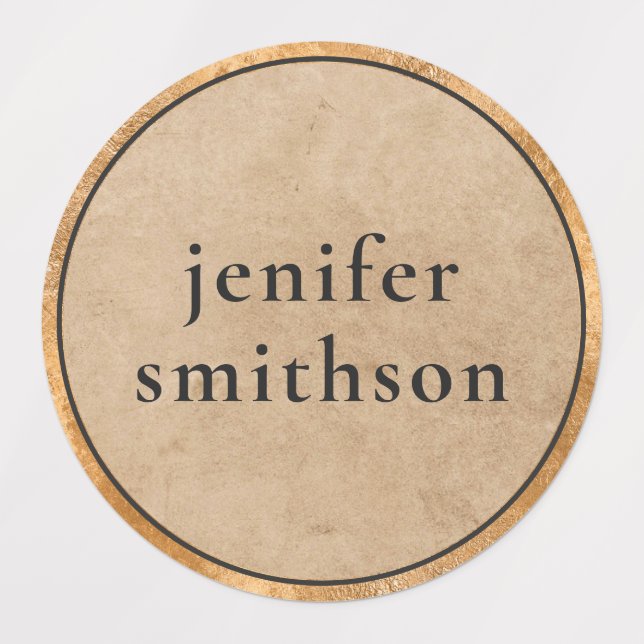  Elegant Retro Classy Luxury Unisex Add Your Name  (Design 3)