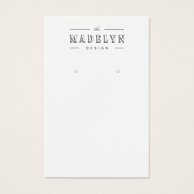 Élégant rétro déco bijouterie sur mesure (Devant)