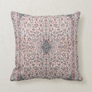 Elegant Retro Modern Vintage Persian Throw Pillow