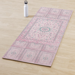 Elegant Retro Modern Vintage Persian Yoga Mat