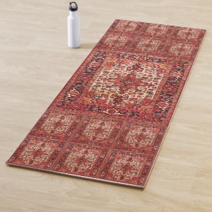 Elegant Retro Modern Vintage Persian Yoga Mat