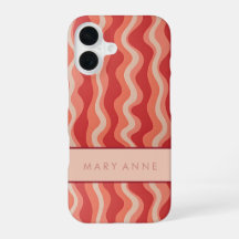 Elegant Retro Wavy Vertical Stripes