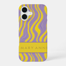 Elegant Retro Wavy Vertical Stripes