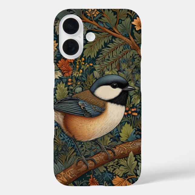 Elegant retro woodland bird  Case-Mate iPhone case (Back)