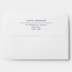 Elegant Return Address Envelope