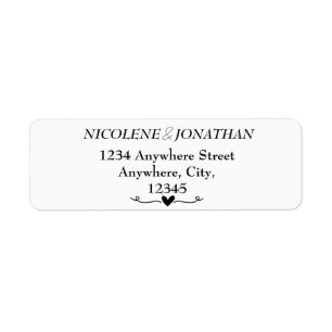 Elegant Return Address Labels