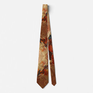 Elegant Rich Copper Patina Metallic gold  Tie