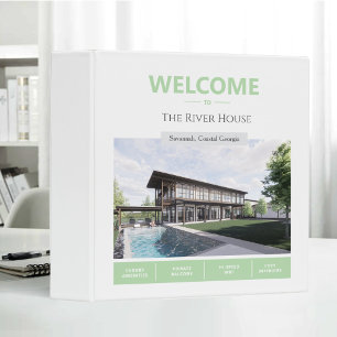 Elegant River House Vacation Rental Guest Welcome Binder