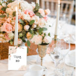 Elegant Romantic Blush Pink Floral Blossom Table Number<br><div class="desc">Simple elegant, romantic design features blush pink watercolor flowers with soft colours and botanical accents. These table card numbers are the perfect addition to any wedding reception, offering an easy and stylish way to help your guests find their seats. This table card number can be customized to fit your specific...</div>