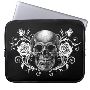 Elegant, Romantic Goth  Laptop Sleeve