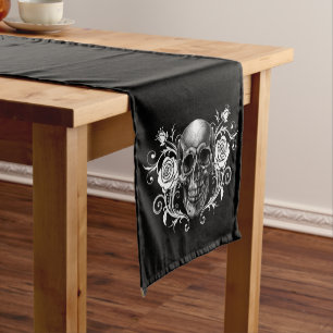 Elegant, Romantic Goth Short Table Runner