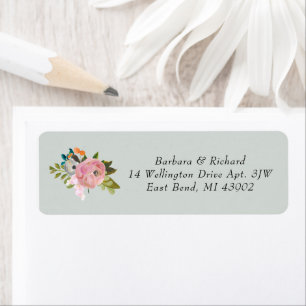 Elegant Romantic Handpainted Floral Wedding