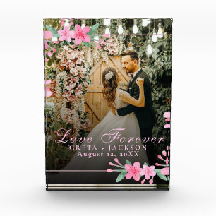 Elegant Romantic Happy Valentine's Day Photo Block