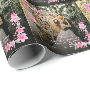 Elegant Romantic Happy Valentine's Day photo  Wrapping Paper