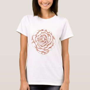 Rose Gold Foil T Shirts Shirt Designs Zazzle CA