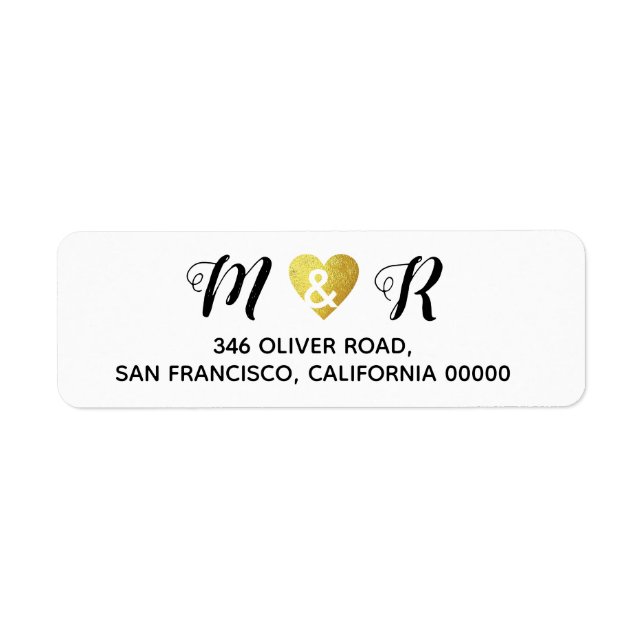 elegant romantic wedding monogram of love (Front)