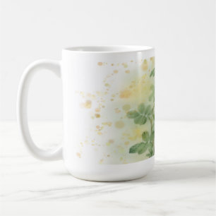 Élégant Rose Aquarelle tasse