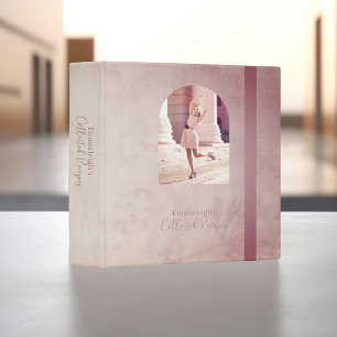 Elegant Rose Arch Photo Recipe Bridal Shower Binder