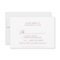 Elegant Rose Calligraphy Song Request RSVP Card