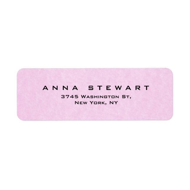 Élégant Rose clair Professionnel Moderne Feminine (Devant)