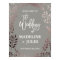 Elegant Rose Gold and Grey Wedding Welcome