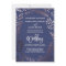 Elegant Rose Gold and Navy | Leafy Frame Wedding