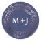 Elegant Rose Gold and Navy Wedding Envelope Seals