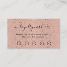 Elegant Rose Gold Beauty Salon