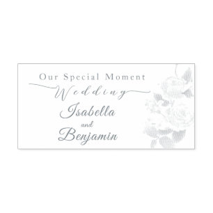 Elegant Rose Gold Black Self-inking Stamp