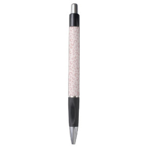Elegant Rose Gold Glitter Leopard Pattern Pen