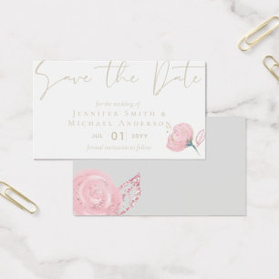 Elegant Rose Gold Modern Wedding Sparkle