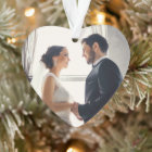 Élégant Rose Gold Newlyweds Mariage Photo