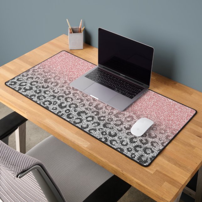 Élégant Rose Gold Parties scintillant Empreinte de (Bureau 2)
