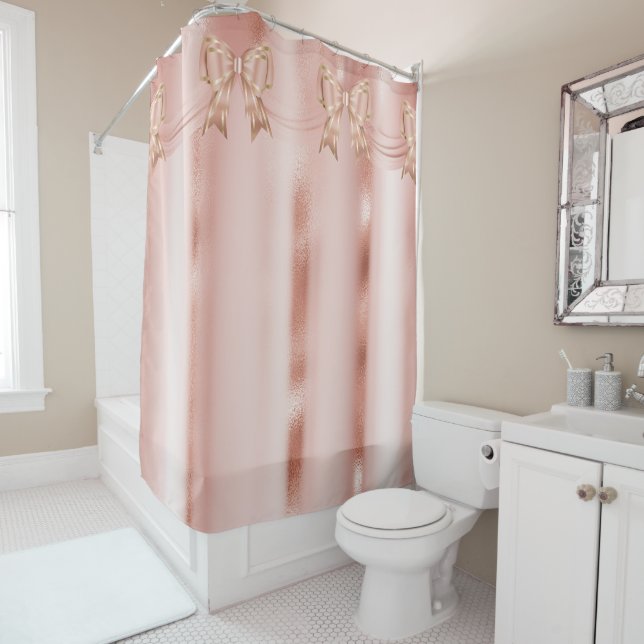 Elegant Rose Gold Ribbon Border (In Situ)