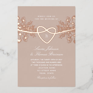 Elegant Rose Gold Wedding
