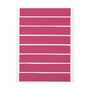 Elegant Rose Red Wrap Around Address Label