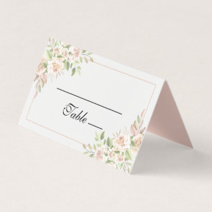 Elegant Rose  Watercolor Pink Floral Wedding 