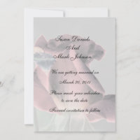 Elegant Rosebud Floral Wedding Save The Date