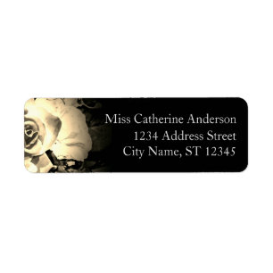 Elegant Roses Monogrammed