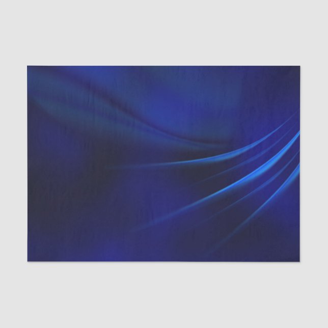 Elegant Royal Blue Material  Tissue Paper (Front)